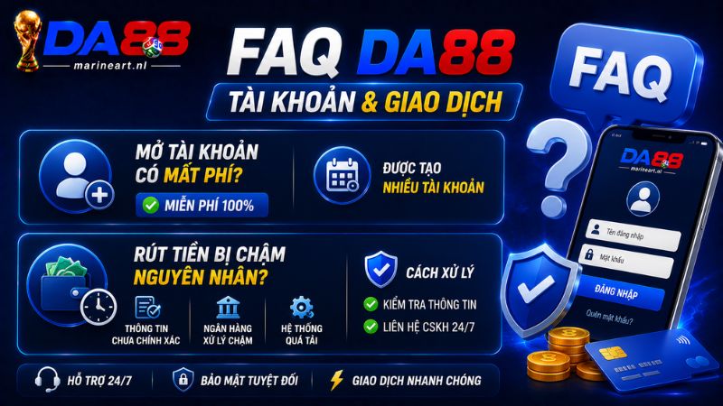 Nhóm câu hỏi thường gặp xoay quanh vấn đề tài khoản và giao dịch